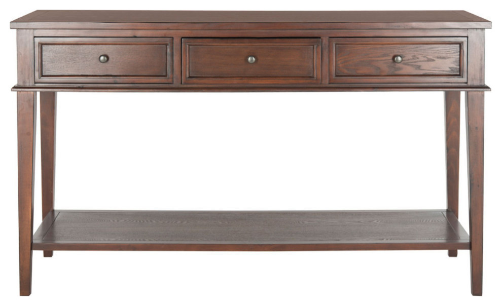 Barry Console  With Storage Drawers Sepia   Transitional   Console Tables   by Rustic Home Furniture Deco  Houzz