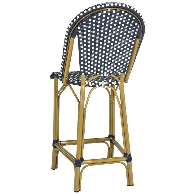 Gresley Indoor Outdoor French Bistro Counter Stool Safavieh