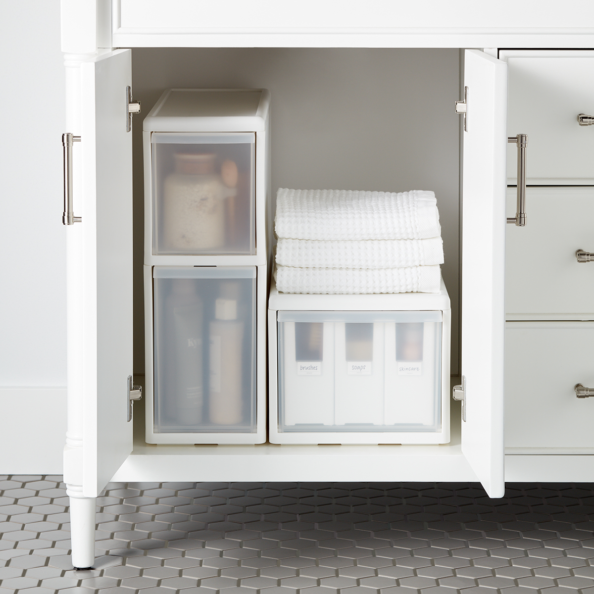 Likeit White Modular Drawers