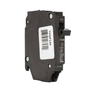 GE Q-Line 30 Amp 12 in. Single-Pole Circuit Breaker THQP130