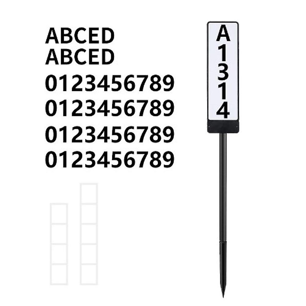 1set Unique Solar-powered Light Address Indication Lamp Waterproof Insert Light