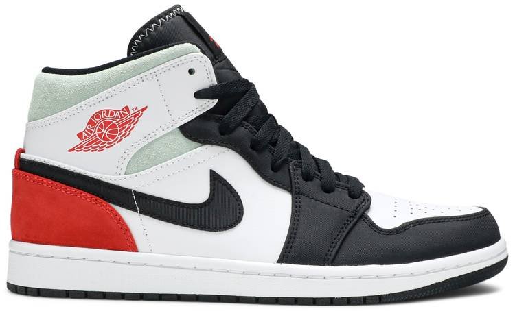 Air Jordan 1 Mid SE 'Red Black Toe' 852542-100