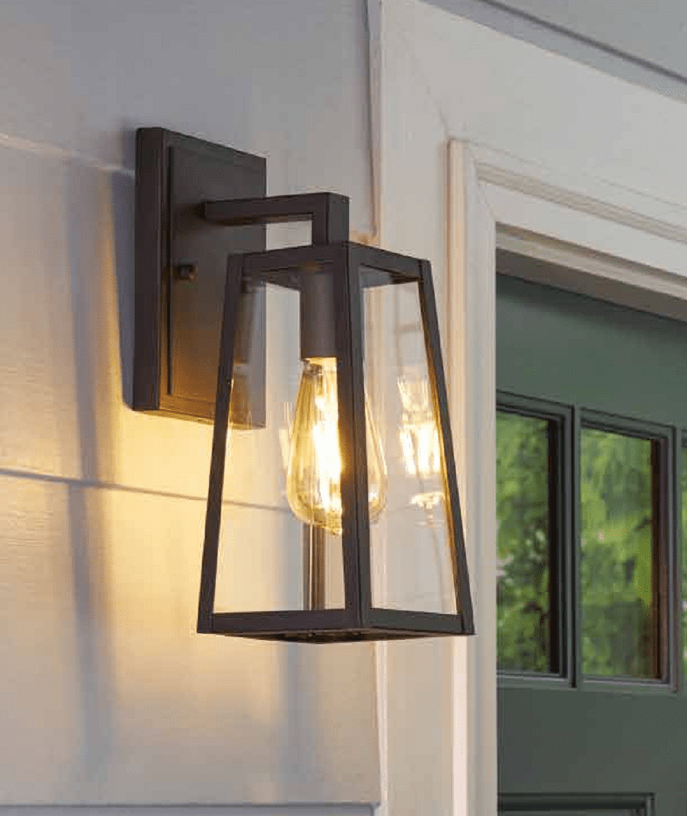 Better Homes and Gardens Outdoor Wall Sconce Bronze Finish No Bulb Included 1PK