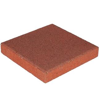 Pavestone 12 in. x 12 in. x 1.5 in. River Red Square Concrete Step Stone 71251