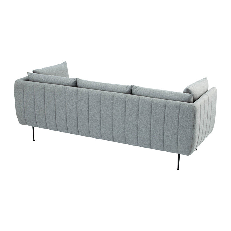 SUPRA 3 Seater Sofa - Pale SIlver