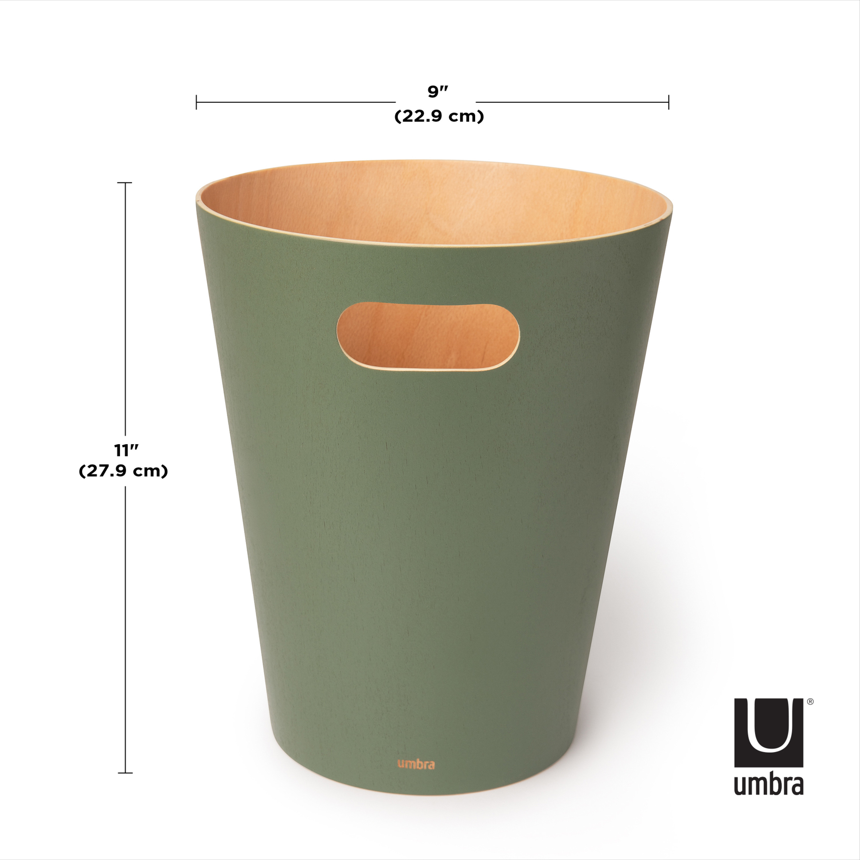 Umbra Woodrow Waste Can