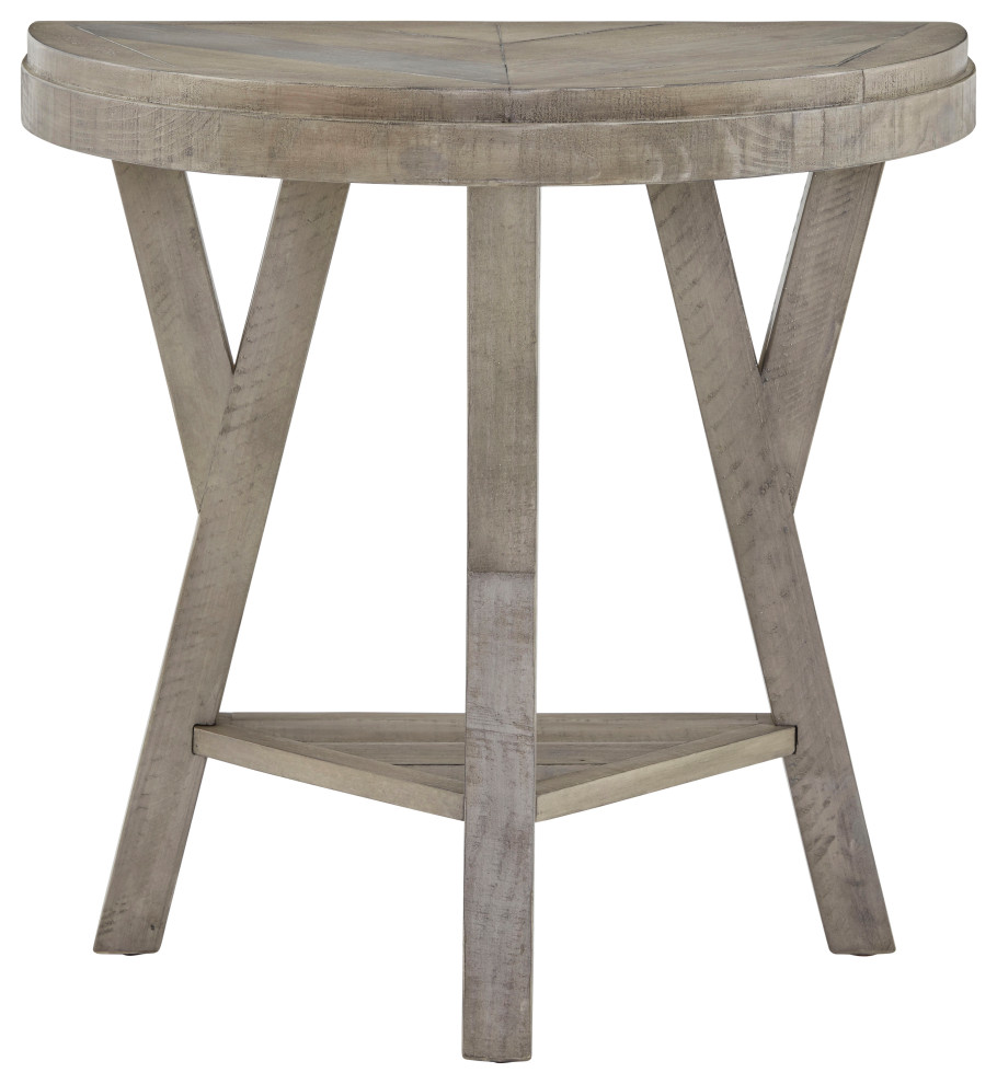 Market Street Chairside Table  Boardwalk Gray   Transitional   Side Tables And End Tables   by Progressive Furniture  Houzz