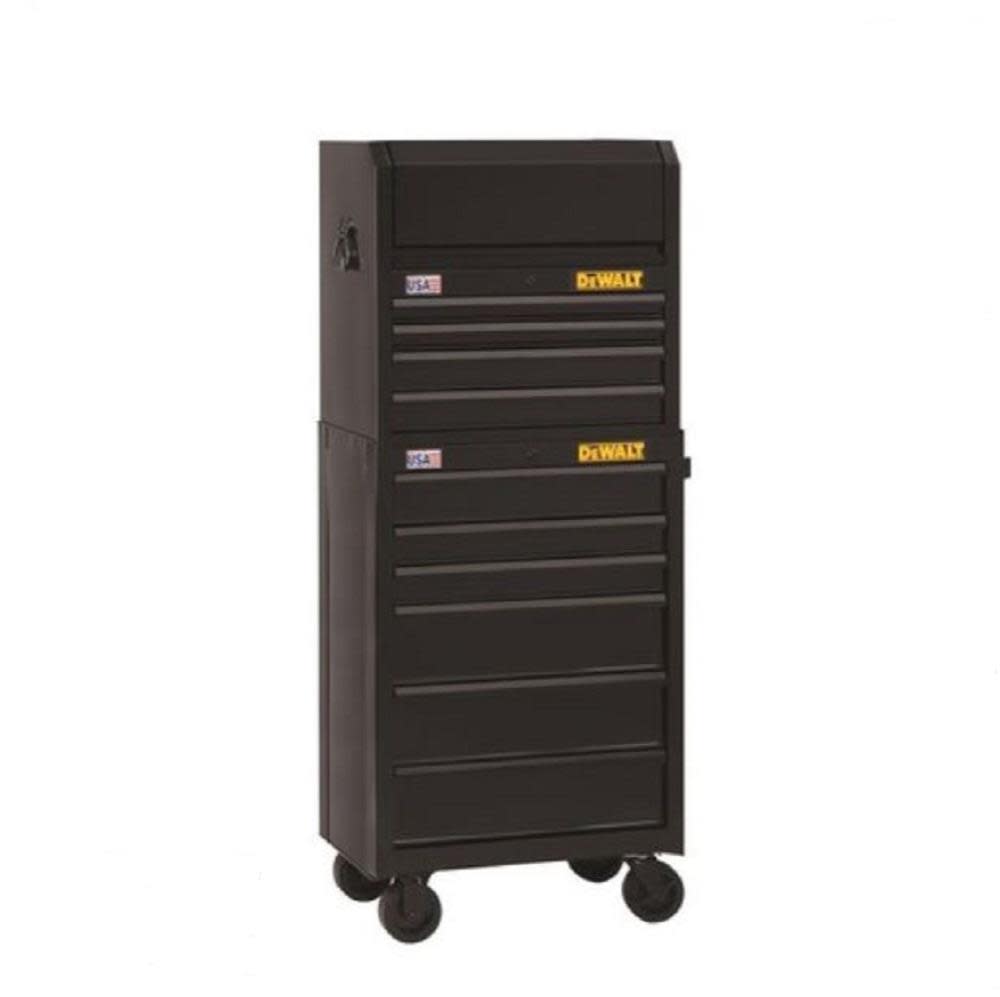 26 In. Black Metal Tool Chest Complete Unit