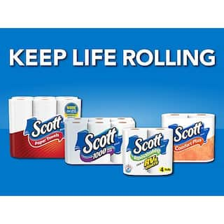 Scott Mega Roll Comfort Plus Toilet Paper (425-Sheets Per Roll 12 Rolls Per-Pack) 54245