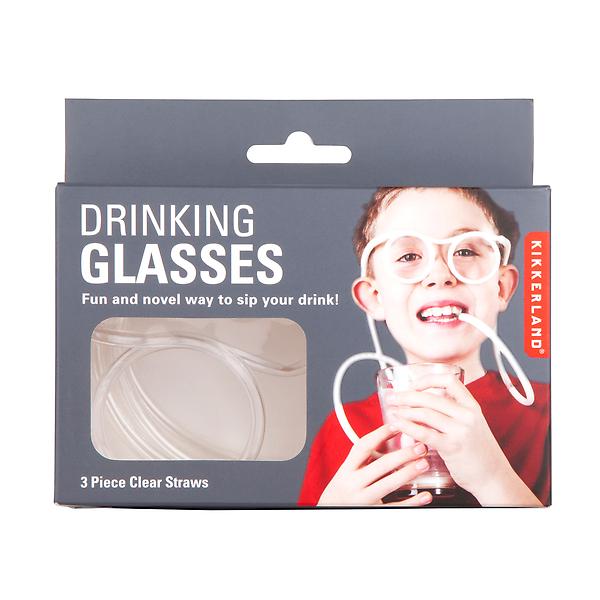 Kikkerland Drinking Straw Glasses