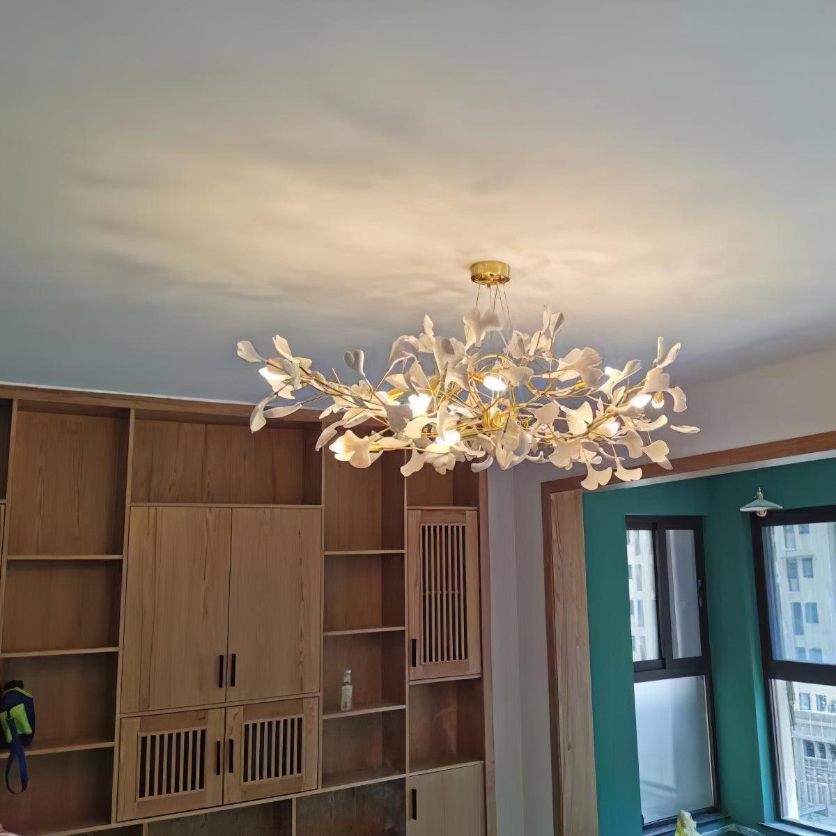 Gingko Chandelier B