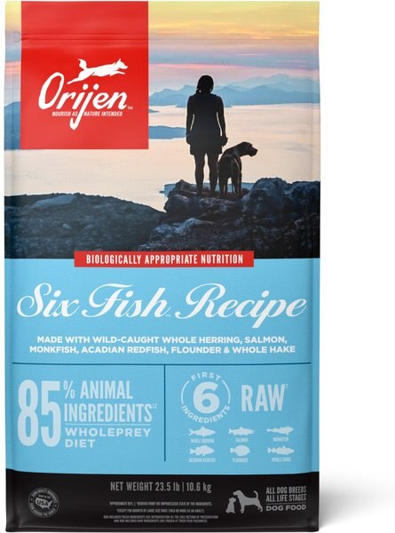 ORIJEN Six Fish Grain-Free Dry Dog Food