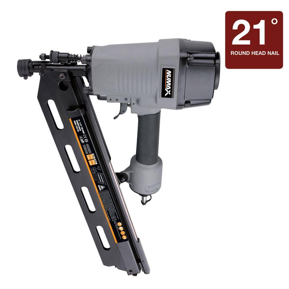 NuMax Pneumatic 21 Degree 3-12 in. Framing Nailer SFR2190