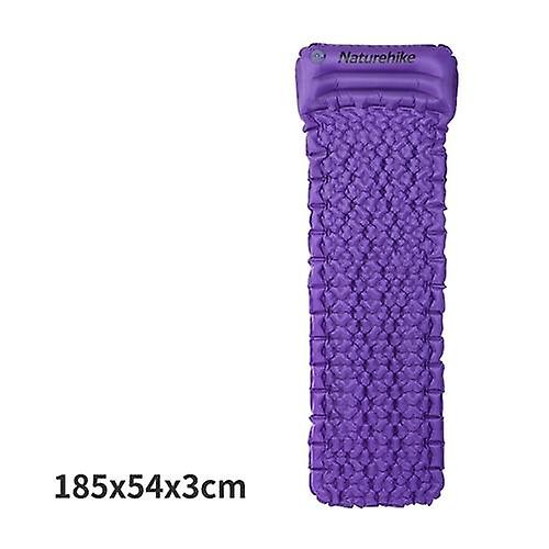 Purple Naturehike Outdoor Inflatable Sleeping Camping Mat Bag With Pillow