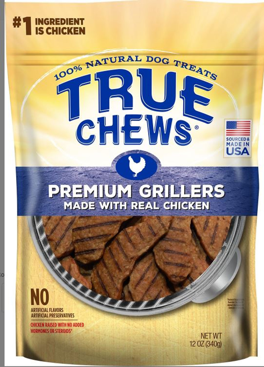 Tyson True Chews Premium Grillers Real Chicken Dog Treats 12oz Bag