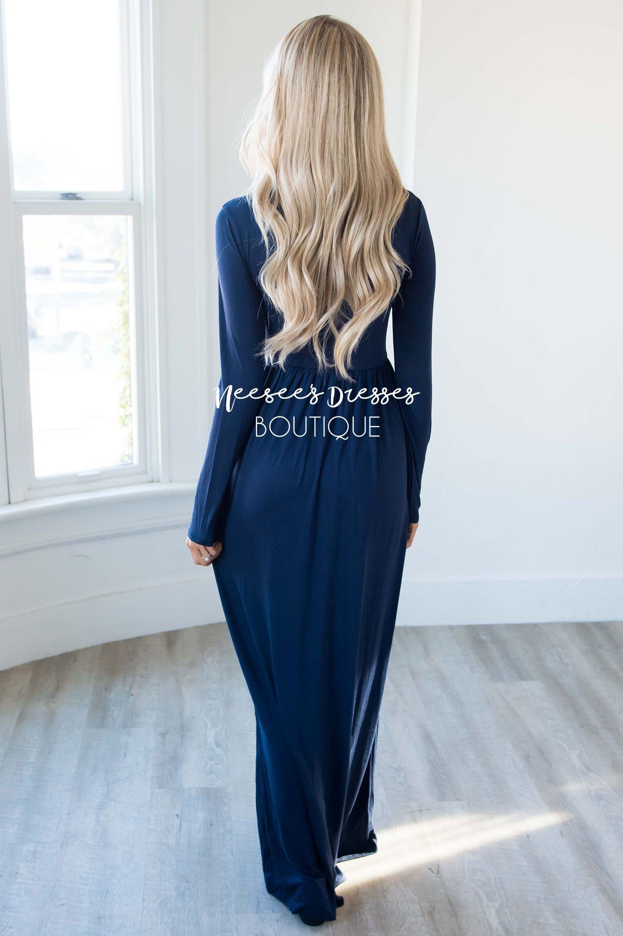 The Aline Long Sleeve Maxi Dress