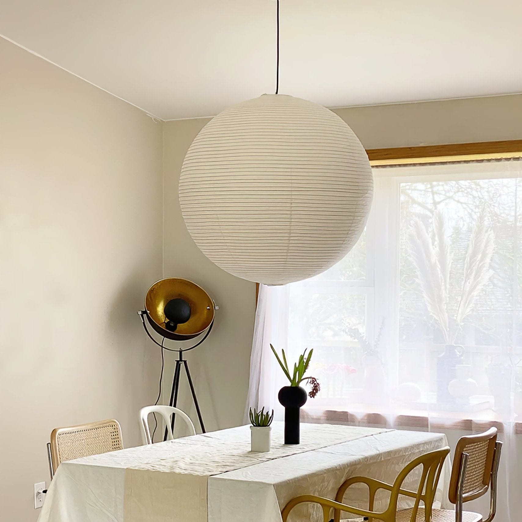 Washi Paper Round Series Pendant Lamp