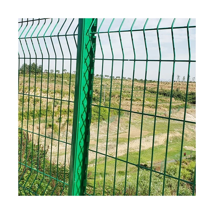 3d curved metal wire mesh fence factory supply