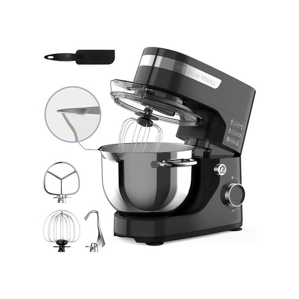 Whall Kinfai Electric Kitchen Stand Mixer Machine with Bowl