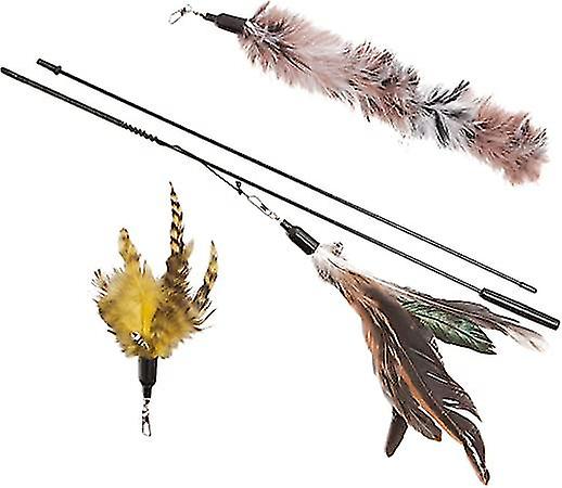 Interactive Cat Rod - 2 Spare Springs For Even Longer Fun - Great Value For Money Best Cat Toy