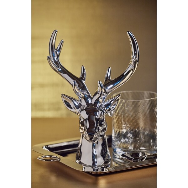 Rocky Mountain 15.5 Ceramic Stag Head Figurine Statue