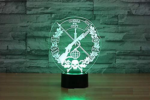 3d Skull Night Light 7 Color Change Led Table Desk Lamp Acrylic Flat Abs Base Usb Charger Home Toy Brithday Xmas Kid Children Gift