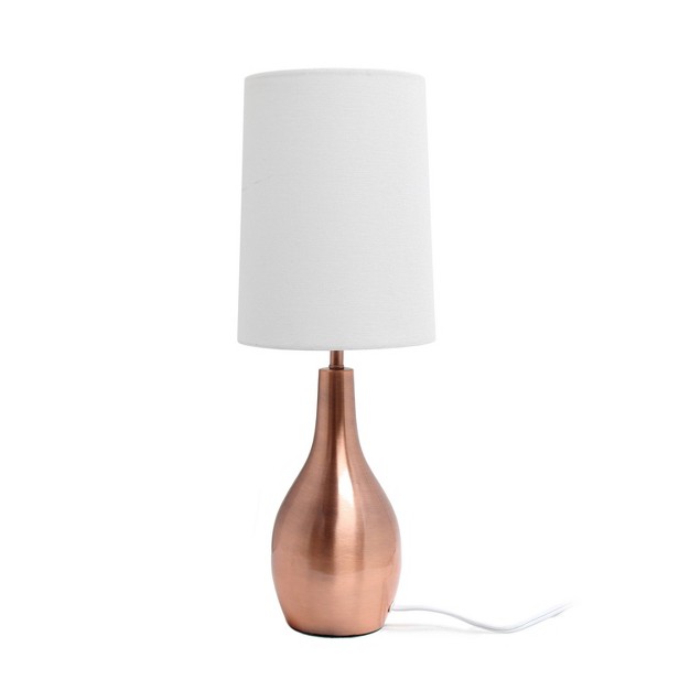 1 Light Tear Drop Table Lamp Simple Designs