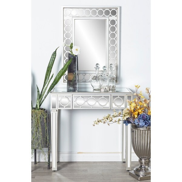 Grey MDF Glam Console Table (Set of 2) - S/2 31