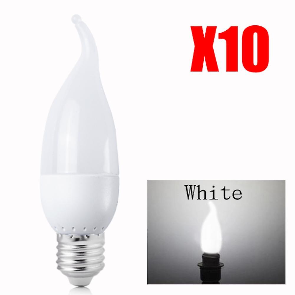 10pcs E14/e27 220v Dimmable Edison Candle Light Bulb 3w Replace Led ment Chip Incandescent Lamp Lighting Spotlight Office