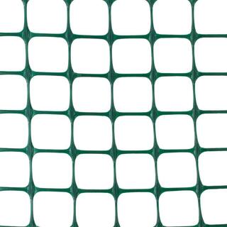 Everbilt Green Plastic 1 in. Mesh 3-13 ft. x 25 ft. Garden Fence Hardware Cloth 889250EB12