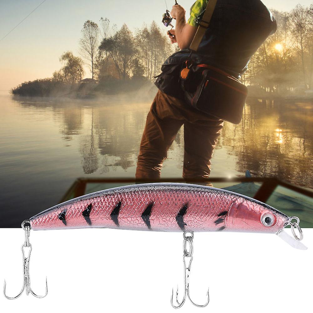 Lifelike Fishing Lure Artificial Fishing Bait With Hooks Accessories(light Pink)