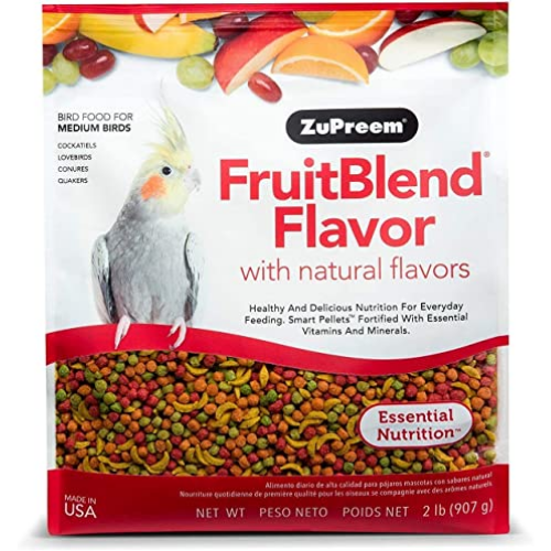 ZuPreme Fruit Blend Medium Bird Food 2lb