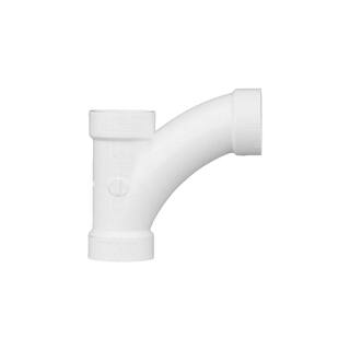 Charlotte Pipe 3 in. x 3 in. x 3 in. DWV PVC Comb Wye and 18 Bend PVC005011000HD