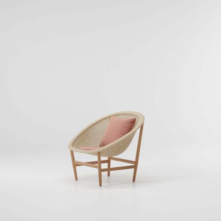 Fauteuil de jardin design KETTAL Basket - Fauteuil bas salon de jardin