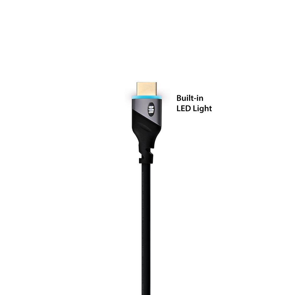 Monster 6 ft. LED HDMI Cable in Blue MHV1-1026-BLU