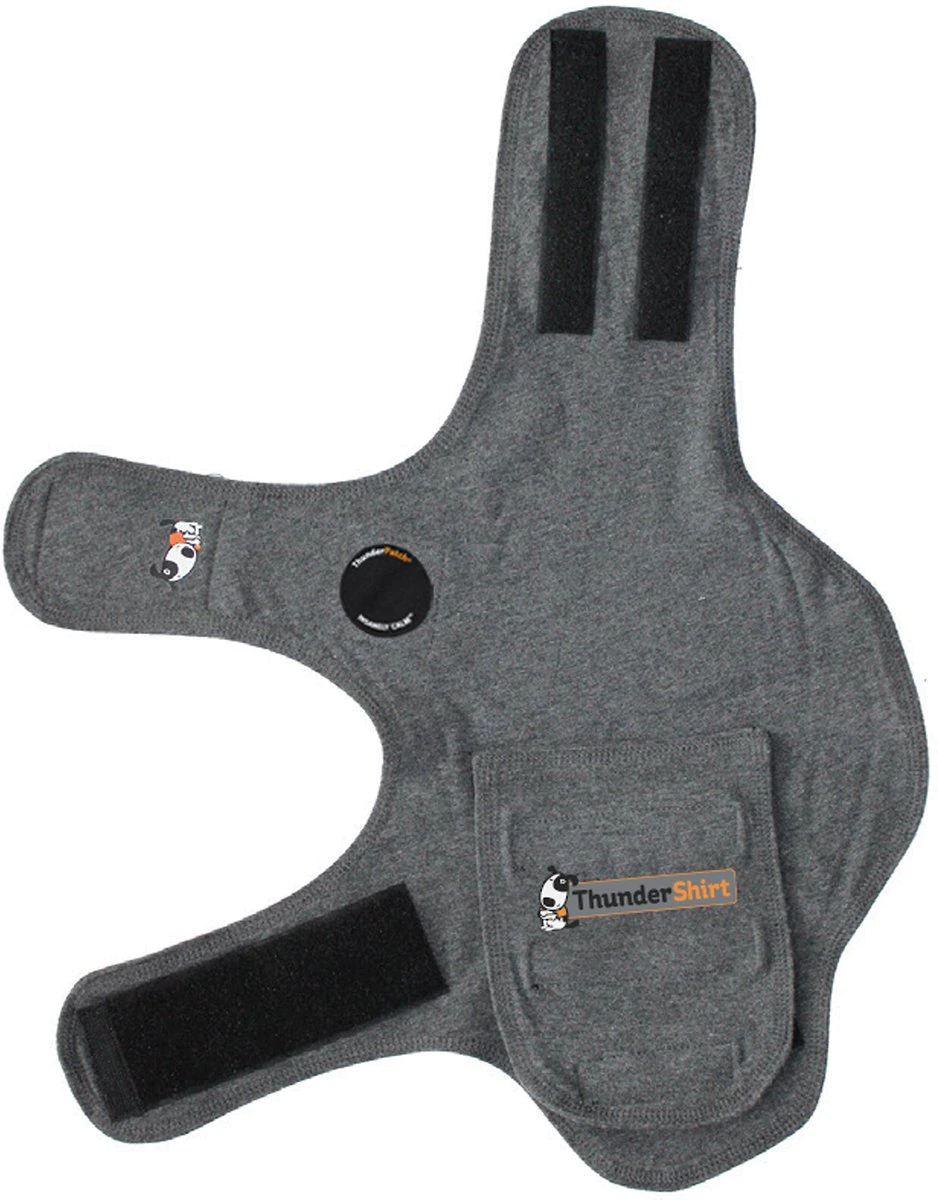 Thundershirt Classic Dog Anxiety Jacket， XX-Large， Heather Grey #1