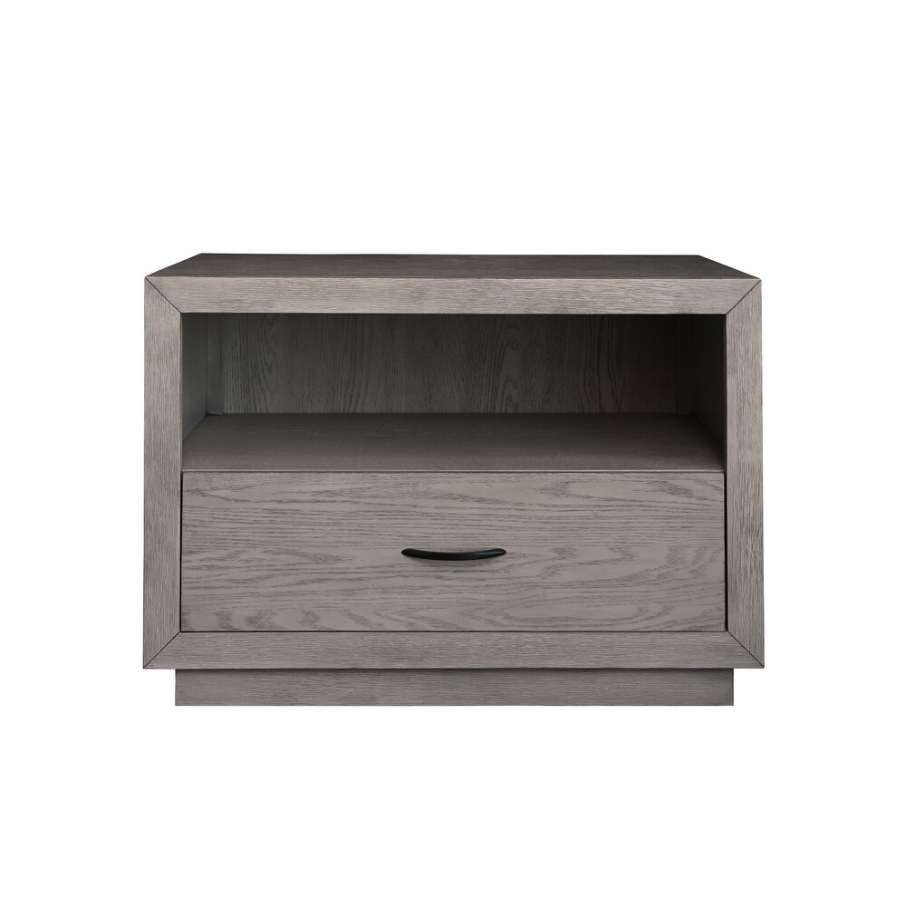 Abbyson Freemont One Drawer and Shelf Nightstand