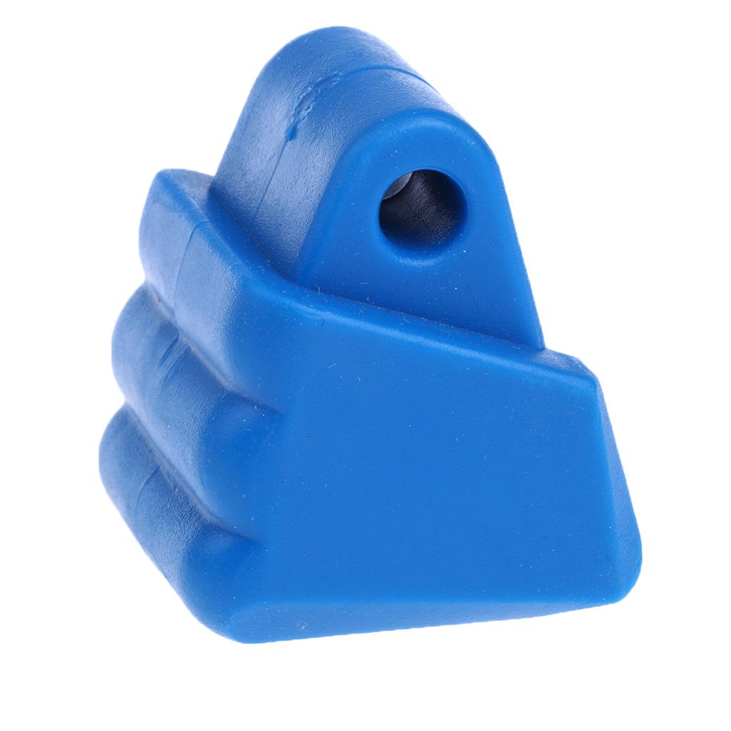 PP Wheel Rolts Toe Stops Skates Skating Shoes Outdoor Accessories - Blue， 4.5 x 3.5cm