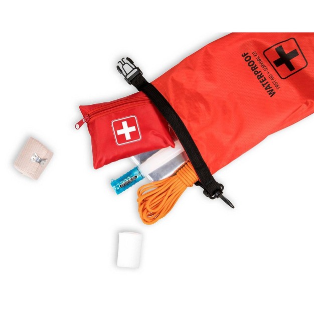 Life gear 130pc Waterproof Dry Bag First Aid Survival Kit