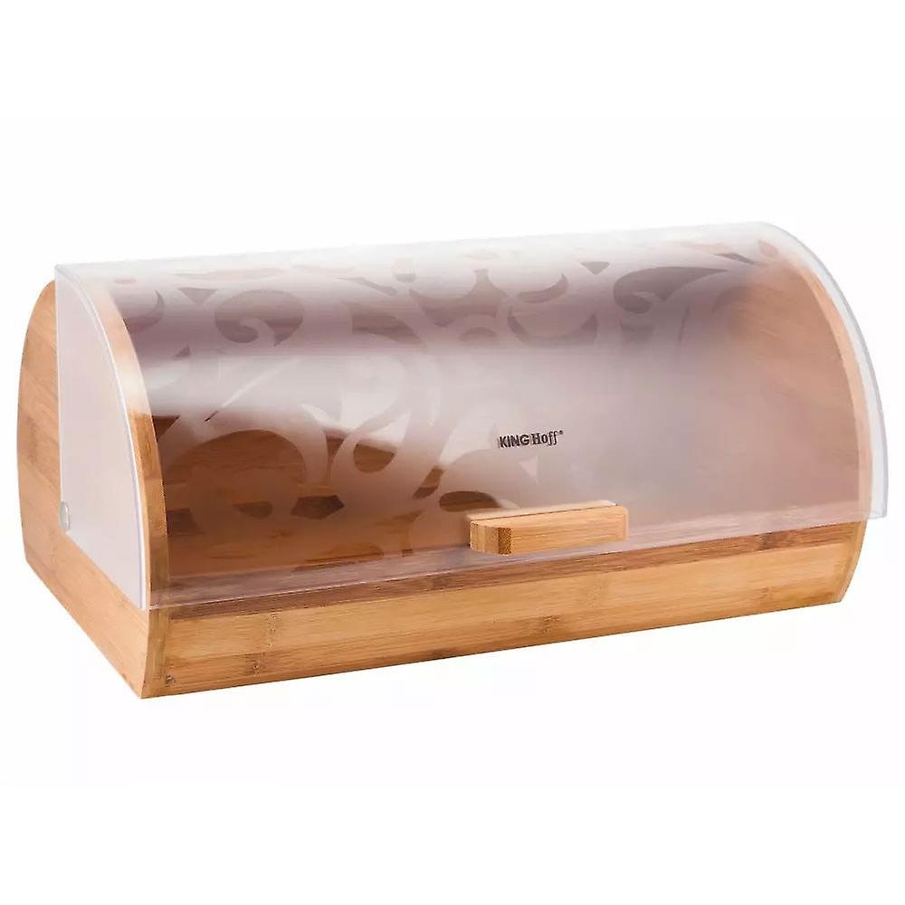 Kinghoff Bamboo-acrylic bread box KH3615