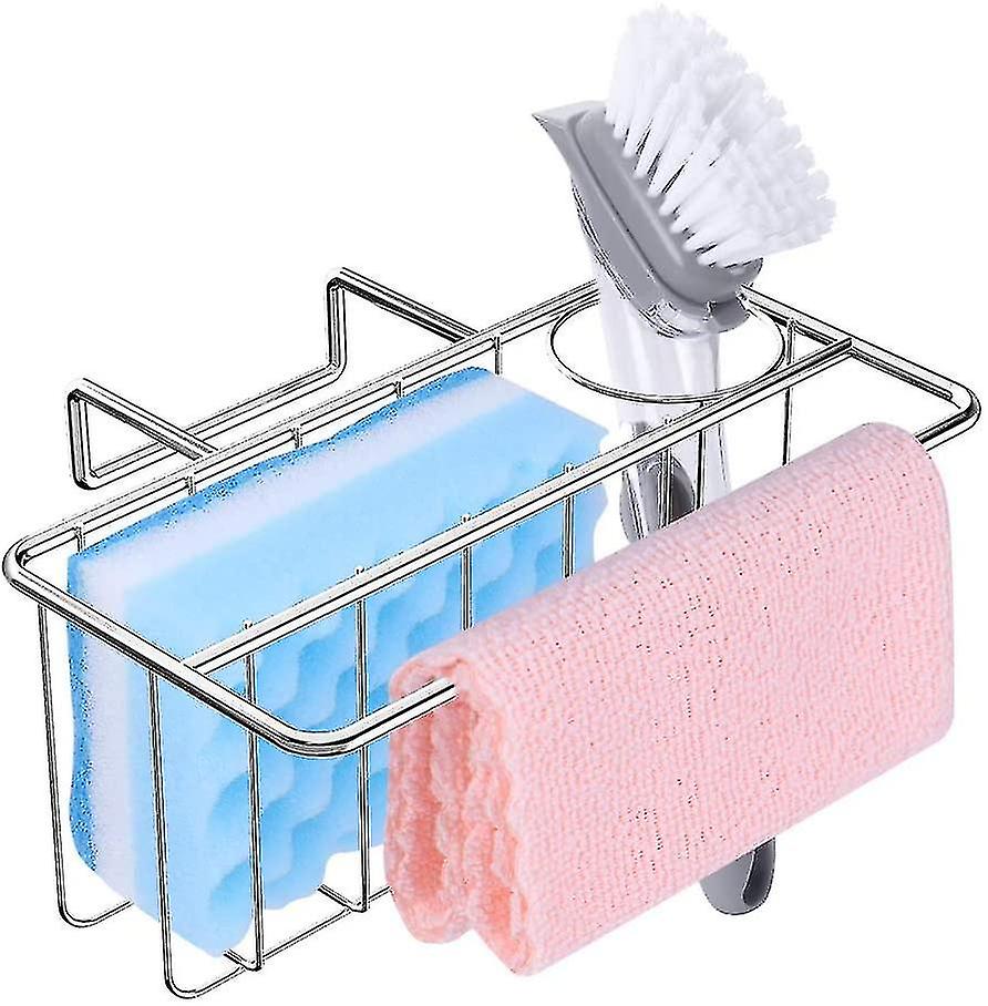 Sink Caddy With Strong Suction Cups， Small Sponge Holder