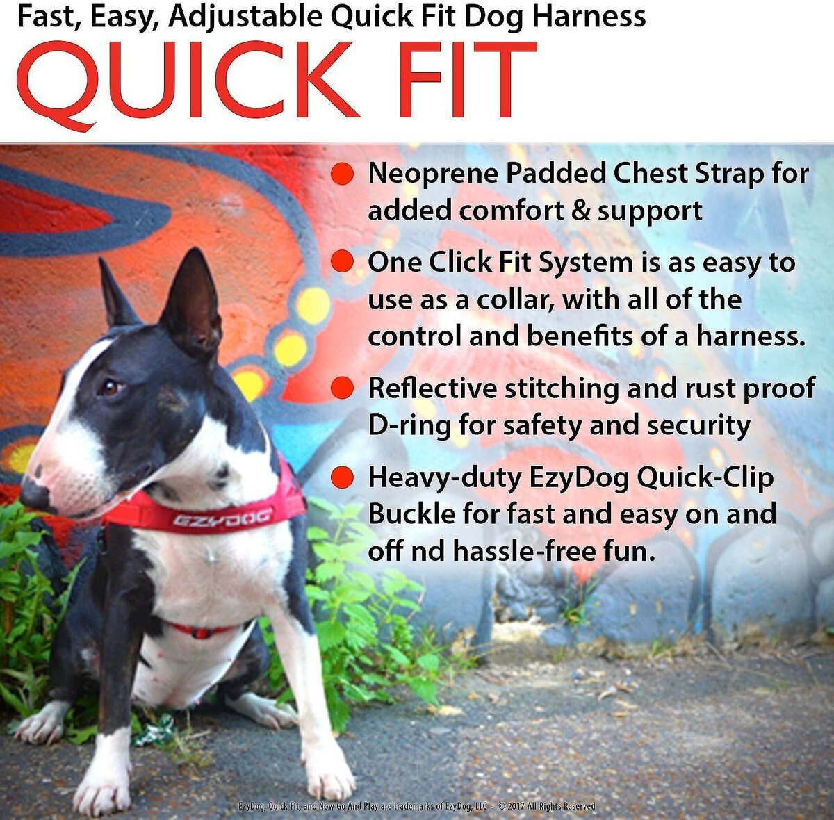 EzyDog Quick Fit Dog Harness