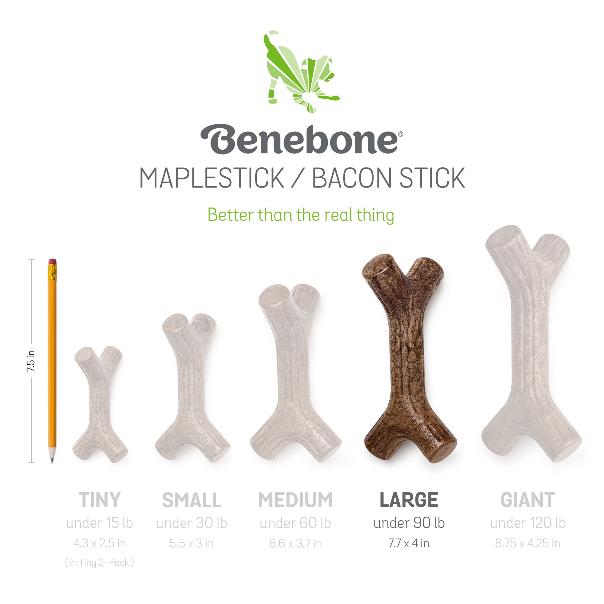 Benebone Maplestick Dog Chew Toy， Small