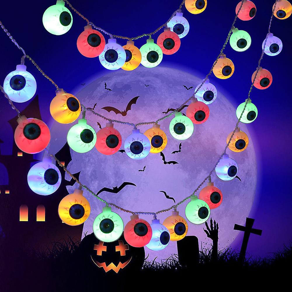 Halloween Scary Fairy Light 10/20 LEDs Outdoor Lighting Horror Lamp