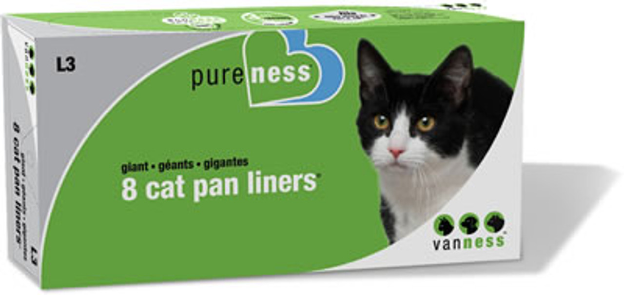 Giant Cat Pan Liners， 8 Pack