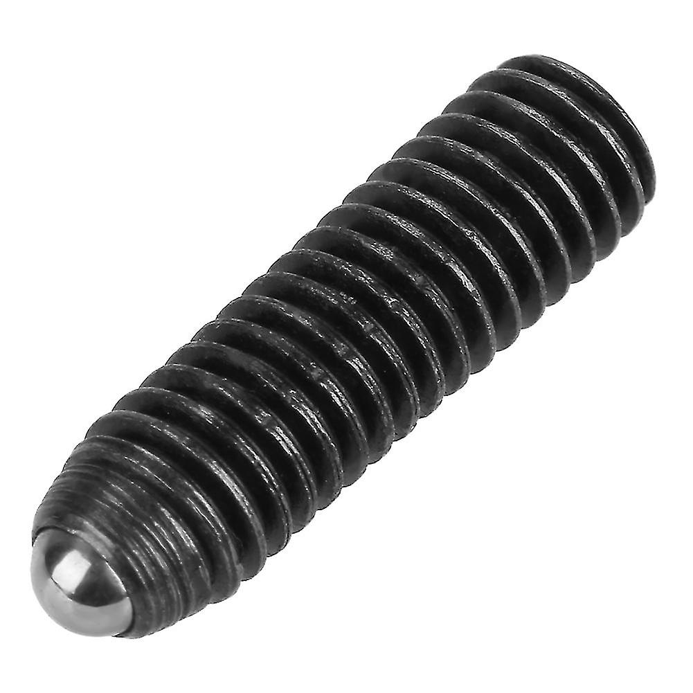 10pcs M6 Screw Thread Hex Socket Carbon Steel Ball Spring Plungers Set (M6*25)