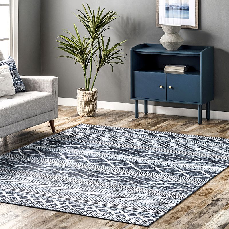 nuLoom Ginnie Machine Washable Moroccan Tribal Area Rug