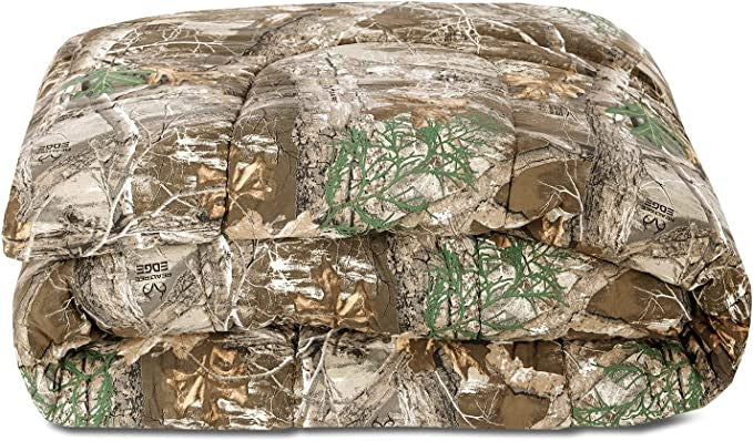 Realtree Edge Camo 3-Piece Comforter Set - Full Size Bedding Set