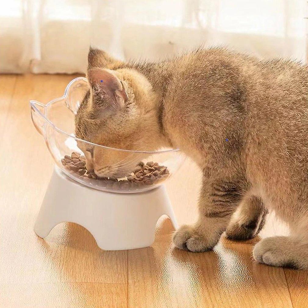 Cat Bowl High Foot Dog Bowl Neck Protector Cat Pet Food Water Bowl Anti-overturning Binaural Pet Feeding Cup Pet Feeder Bowl