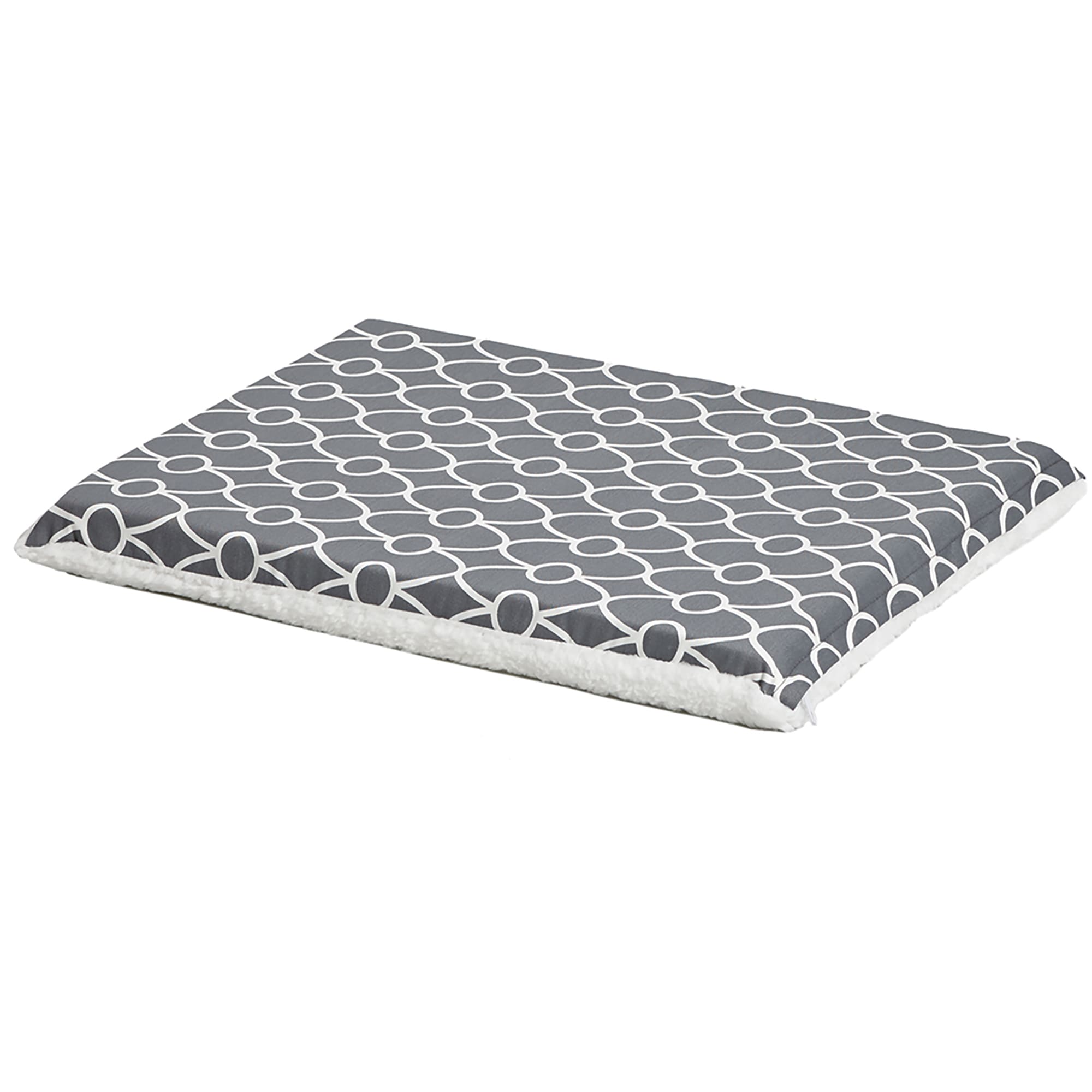 Midwest QuietTime Defender Series Reversible Crate Grey Mat for Dogs， 24